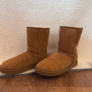 Classic II Genuine Shearling Lined Short Boot (Women)